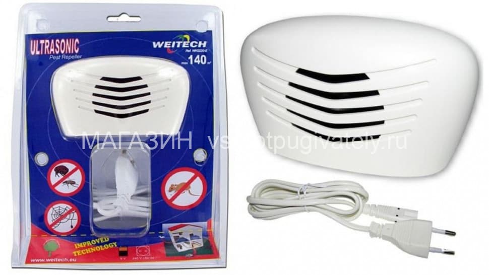 Weitech WK220 - ультразвуковой отпугиватель грызунов: крыс и мышей