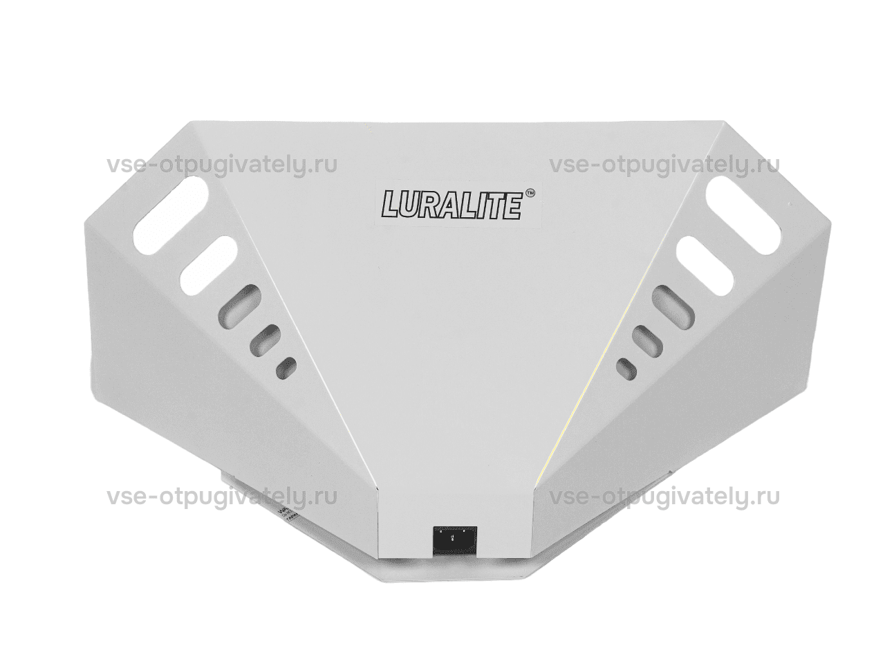 Настенный уничтожитель летающих насекомых на клеевой основе YUTEC Luralite Cento LUR-18 Zn — изображение производителя, серебристый корпус