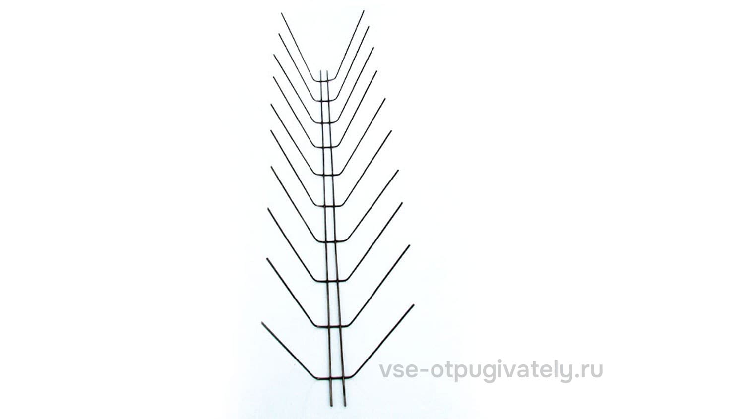 Противоприсадные металлические шипы от птиц Игла П-1 (50 см, 20 шипов)