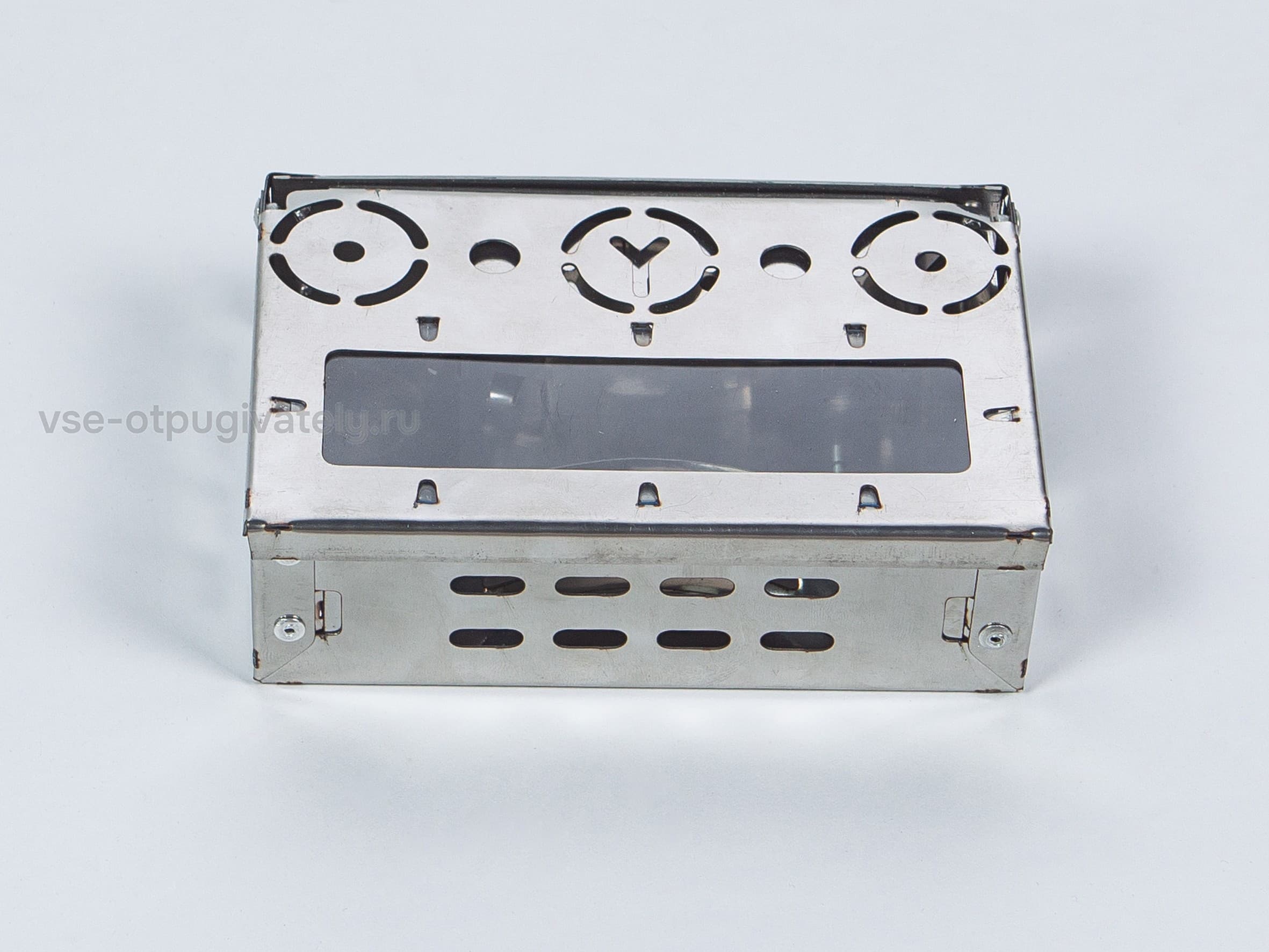 Многоместная живоловка для мышей YUTEC Rodent Trap Multi RTM-6 S/St — вид сверху, окно в крышке