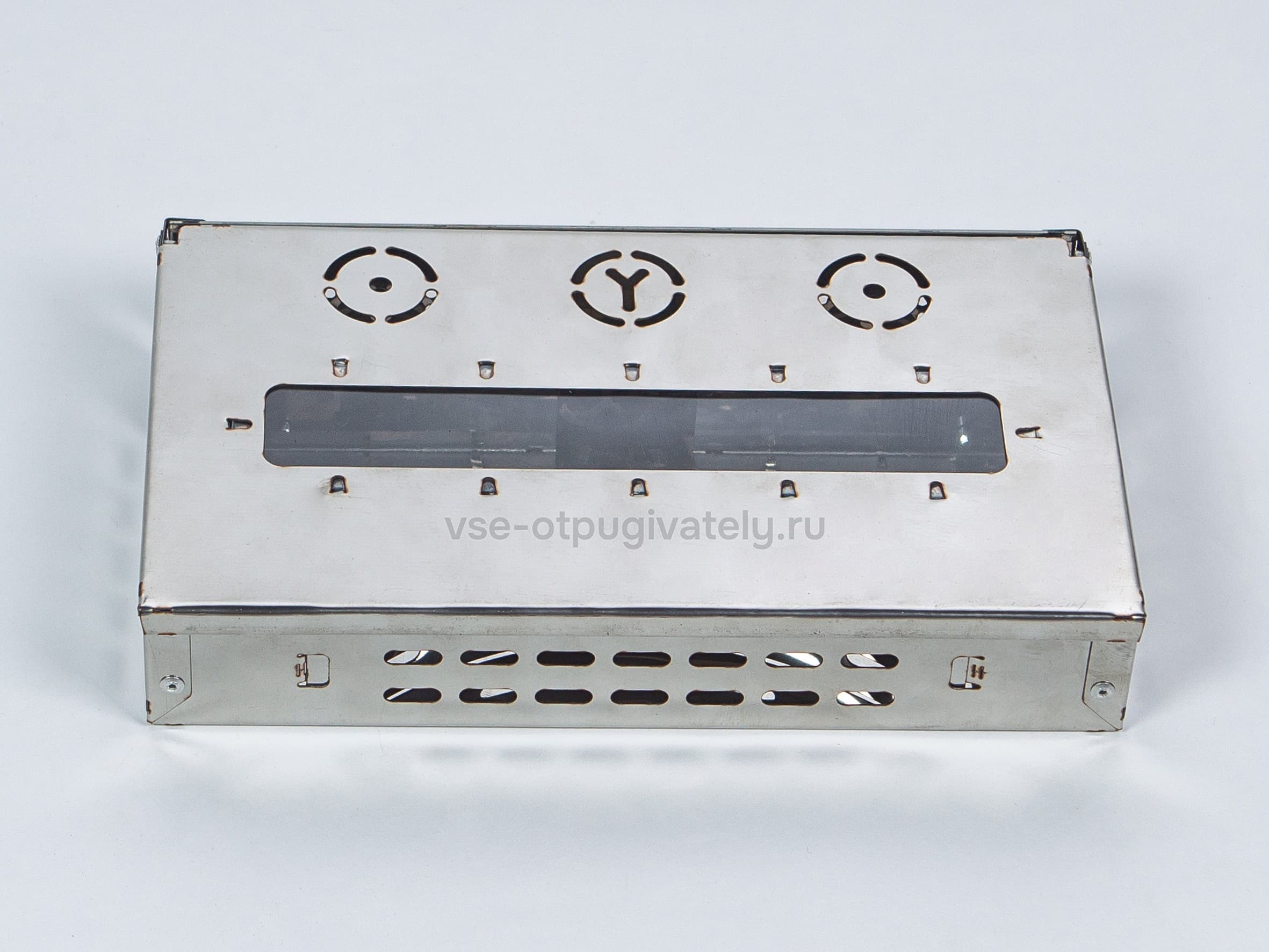Многоместная живоловка для мышей YUTEC Rodent Trap Multi RTM-22 S/St — вид сверху, окно в крышке
