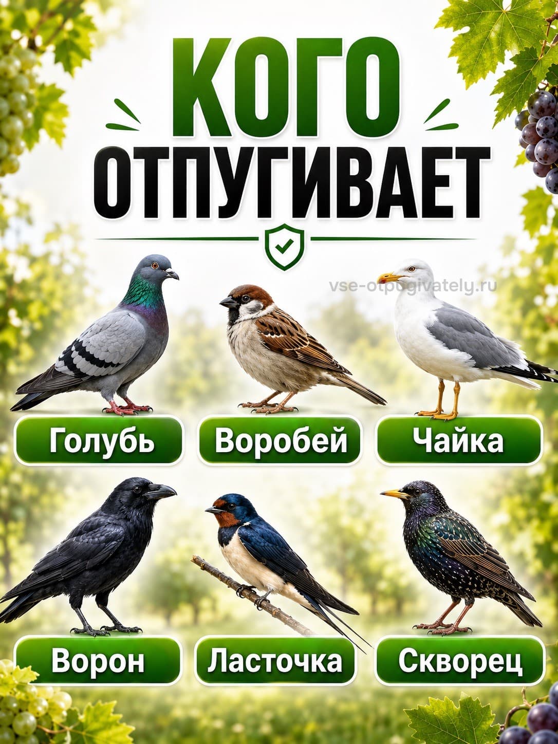 Светоотражающая радужная лента от птиц 100 м