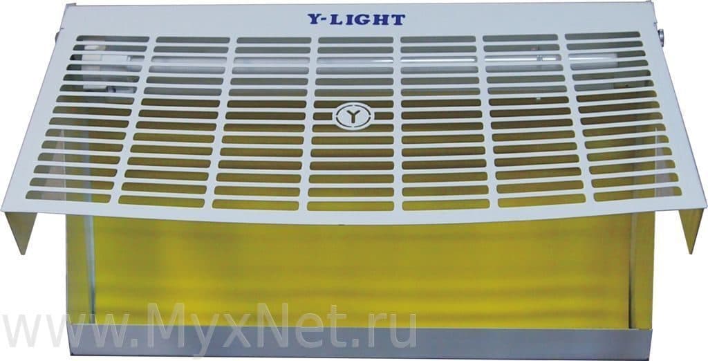 Уничтожитель летающих насекомых на клеевой основе YUTEC Y-Light 36 Zn — вид спереди