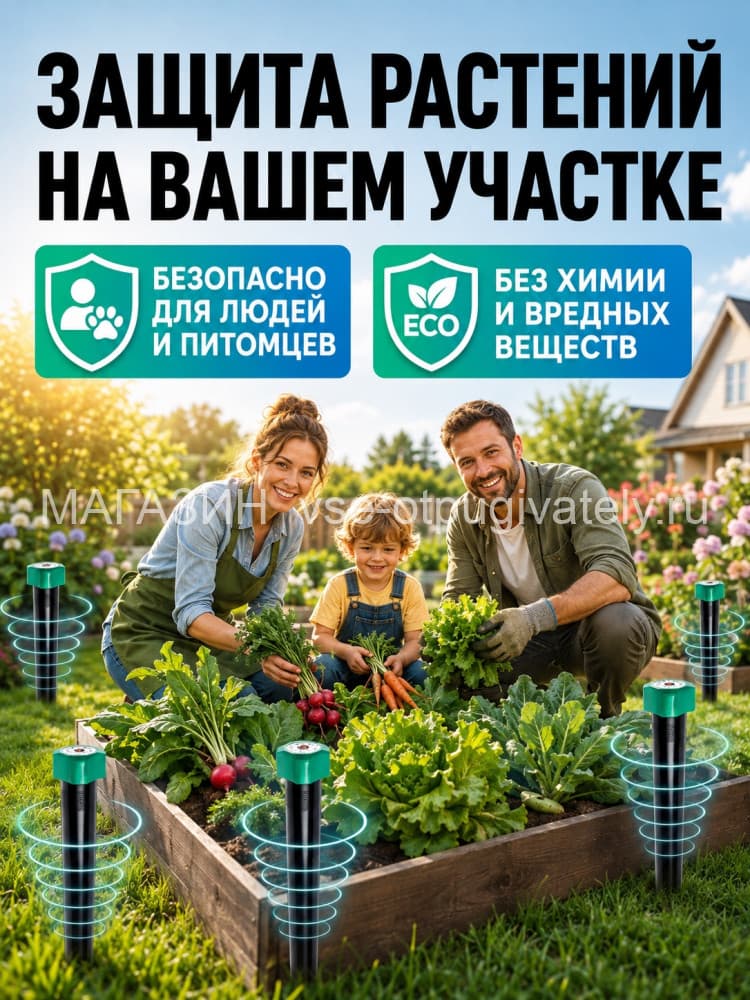 Торнадо ОЗВ.01 - отпугиватель кротов, змей, медведок и мышей полевок