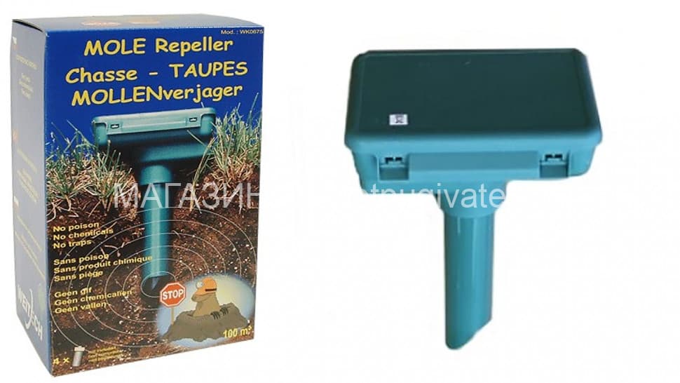 Weitech WK-0675 - ультразвуковой отпугиватель кротов и змей