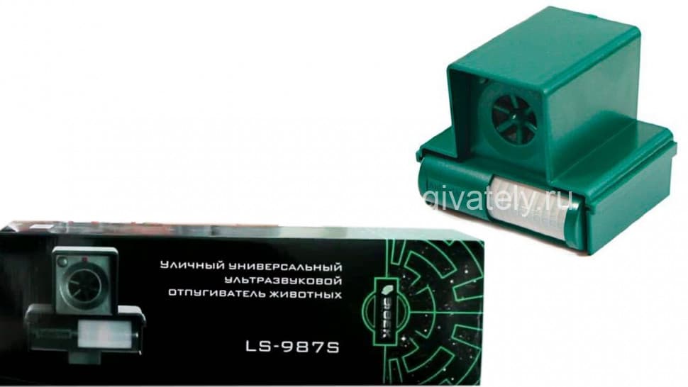 ЭкоСнайпер LS-987S - ультразвуковой отпугиватель собак с датчиком движения