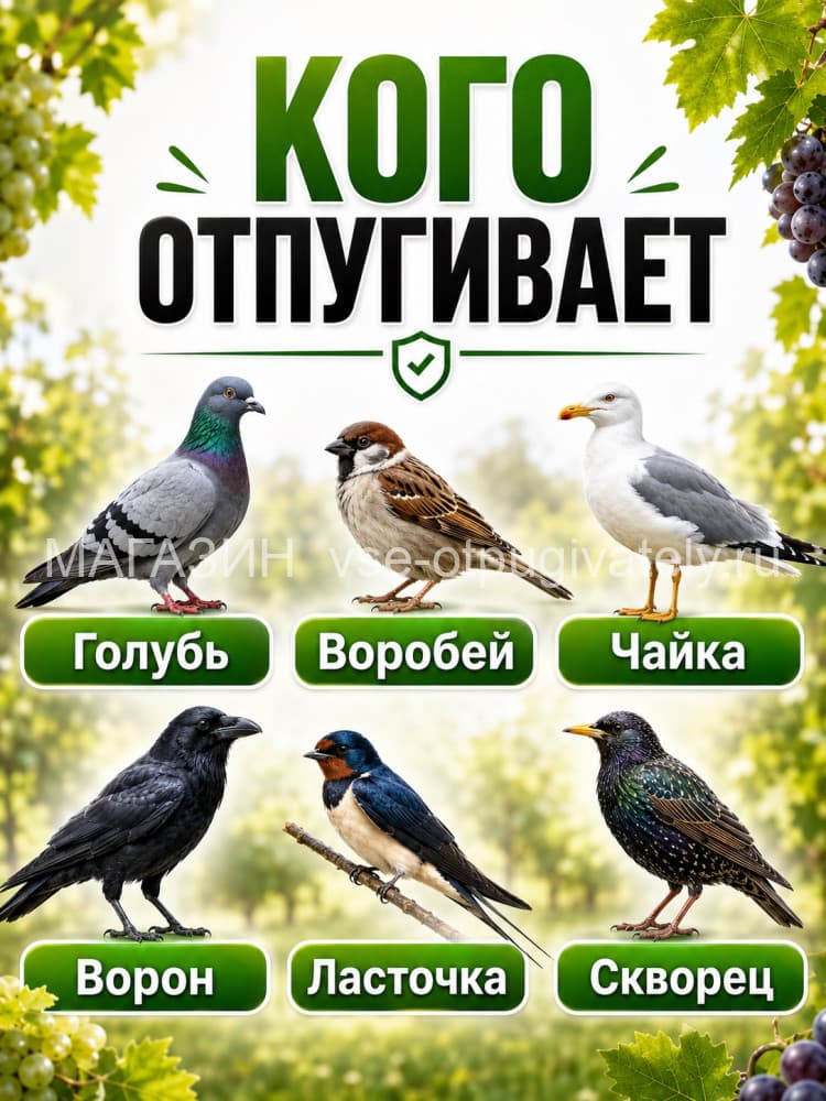Радужная лента для отпугивания птиц
