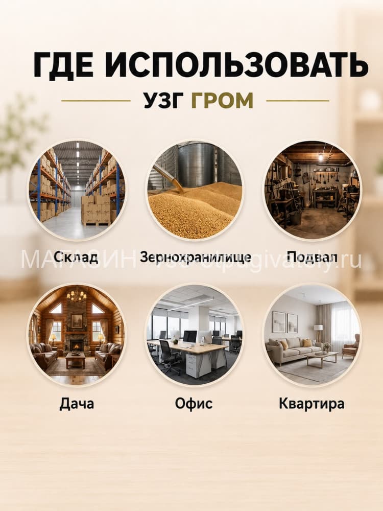 УЗГ Гром - ультразвуковой отпугиватель грызунов: крыс и мышей