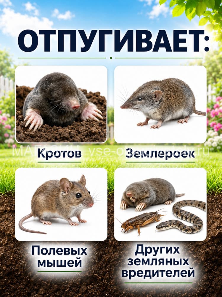 ЭкоСнайпер LS-997MR - вибрационный отпугиватель кротов