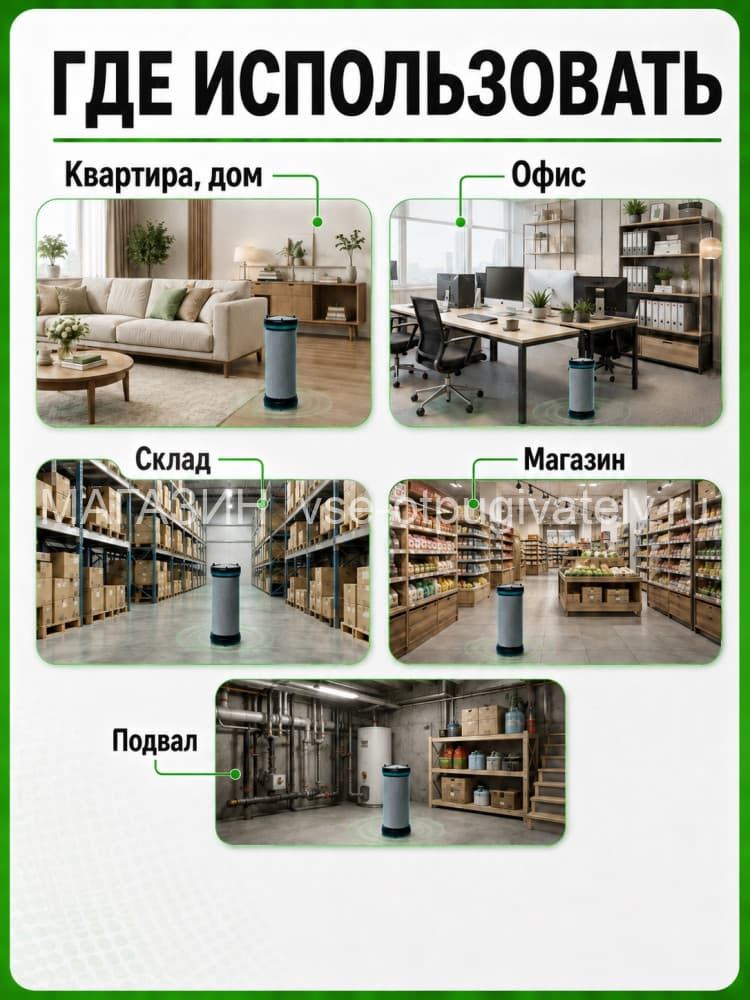 Чистон 2 ПРО - ультразвуковой отпугиватель грызунов: крыс и мышей