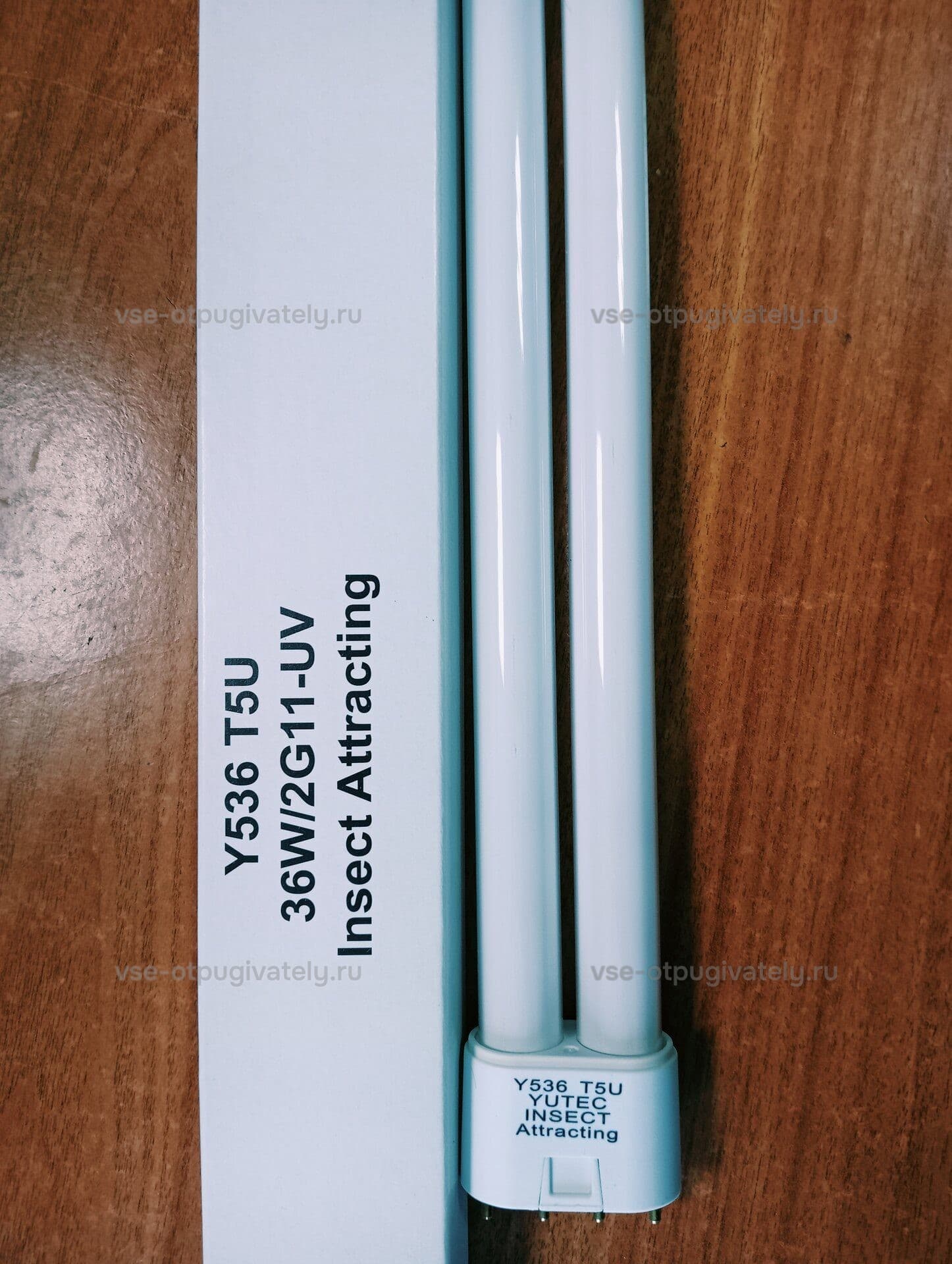 Инсектицидная лампа YUTEC Y536, 36 Вт, компактная, цоколь 2G11 — лампа с маркировкой