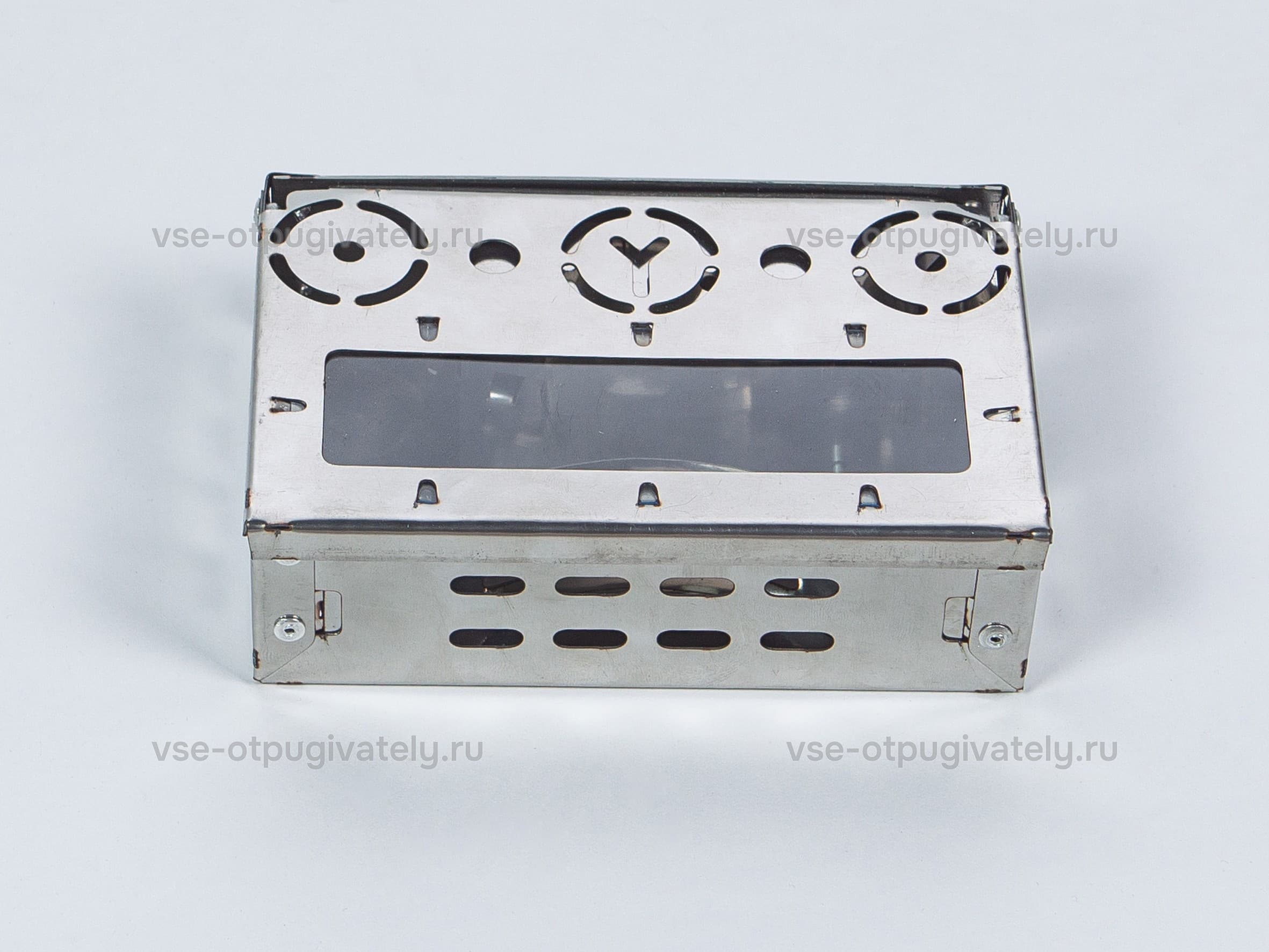 Многоместная живоловка для мышей YUTEC Rodent Trap Multi RTM-6 S/St — вид сверху, окно в крышке