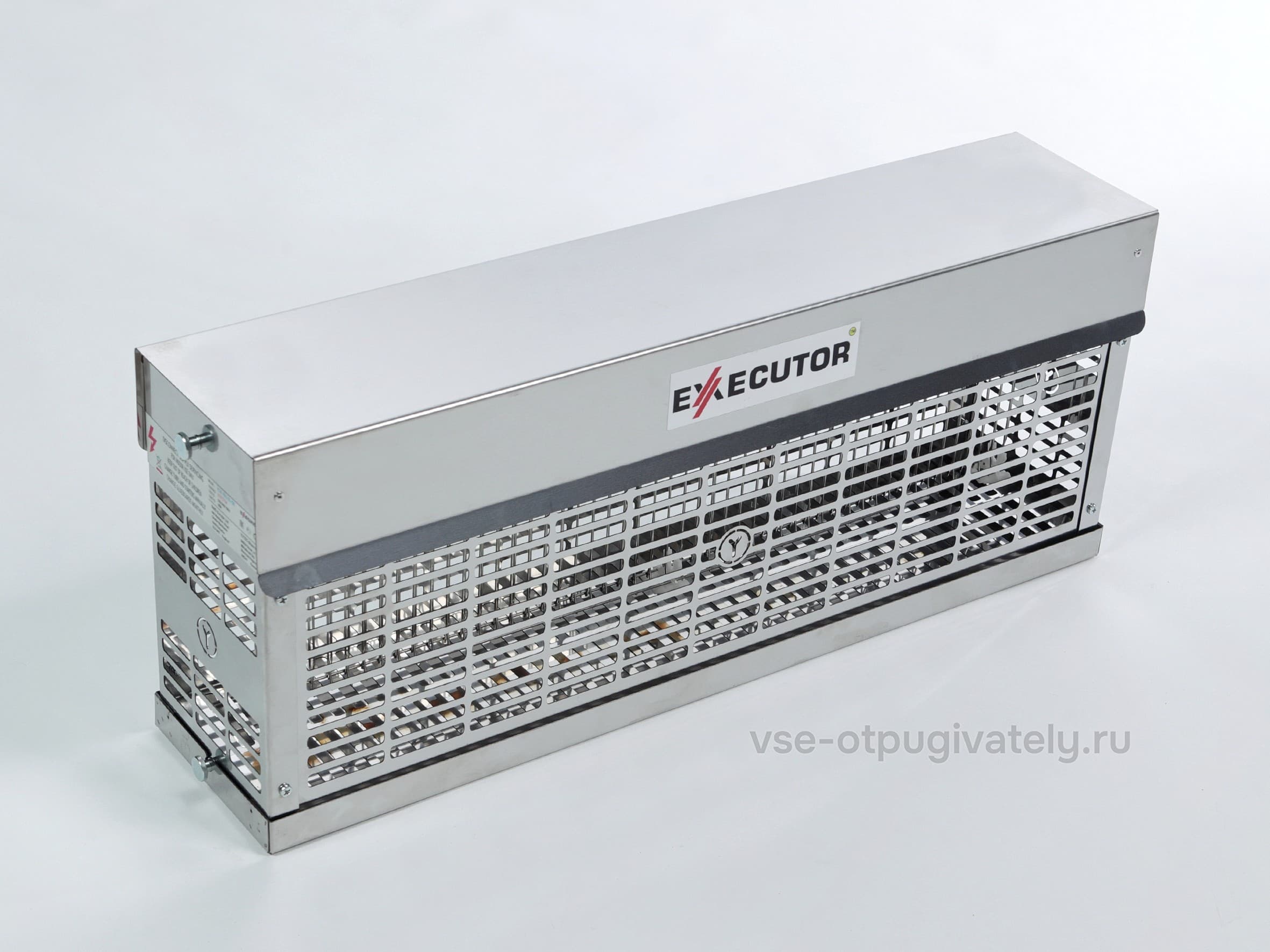 Уничтожитель летающих насекомых с высоковольтной сеткой и LED-лампами YUTEC Executor EX-40 LED S/St — общий вид
