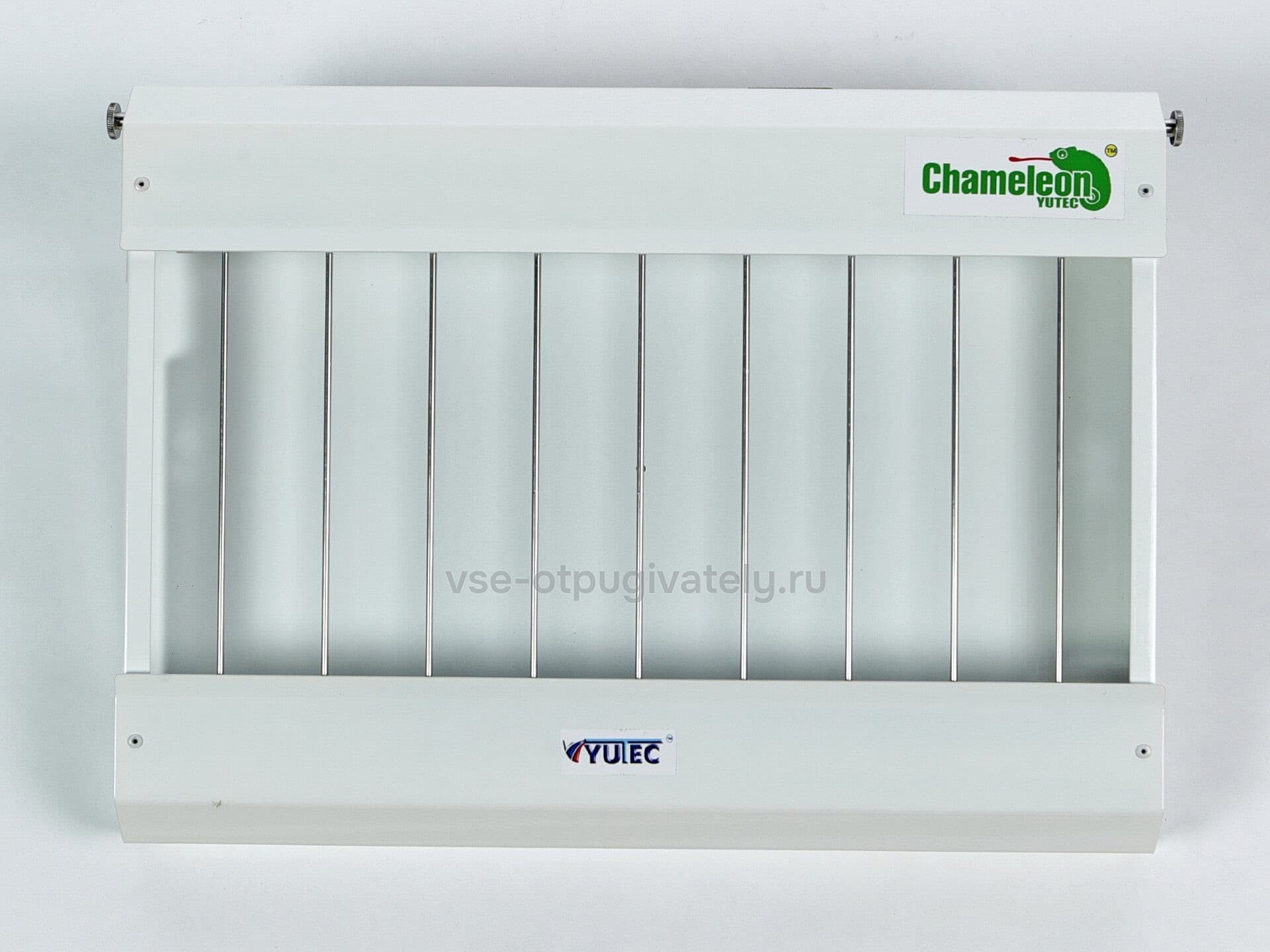 Уничтожитель летающих насекомых на клеевой основе YUTEC Chameleon CMY-72 W — вид спереди