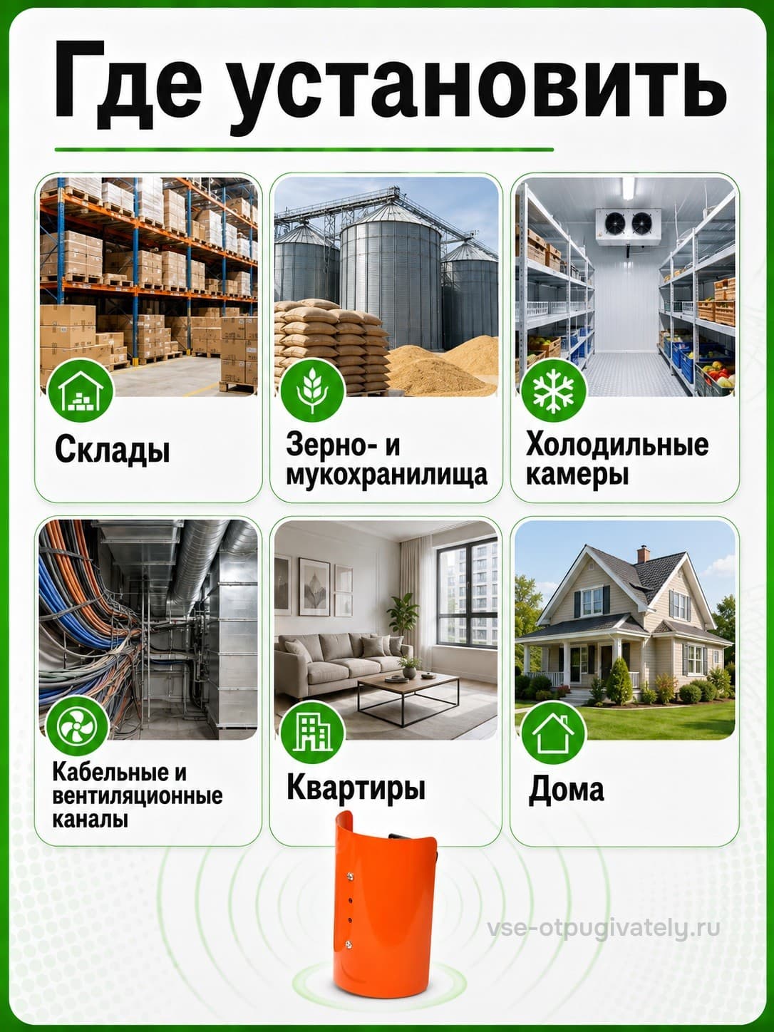 Чистон-4 Биостраж - ультразвуковой отпугиватель грызунов: крыс и мышей
