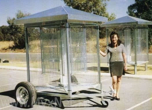 Уличный уничтожитель летающих насекомых YUTEC DUBAI G-12 RAL — прибор на прицепе, уличная установка