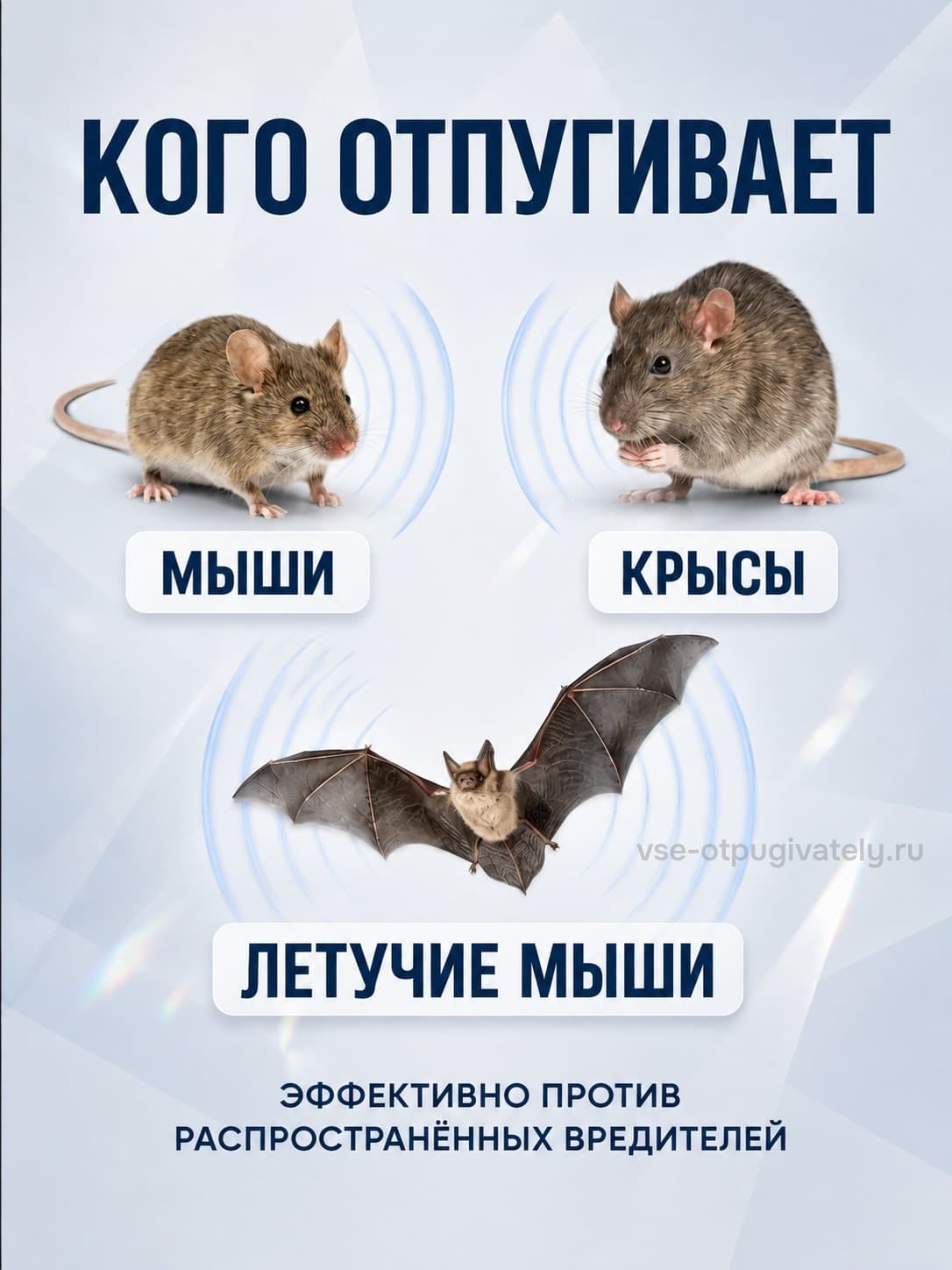 Электрокот Классик - ультразвуковой отпугиватель грызунов: крыс и мышей