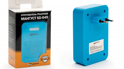 Мангуст SD-049 - ультразвуковой и электромагнитный отпугиватель мышей и крыс