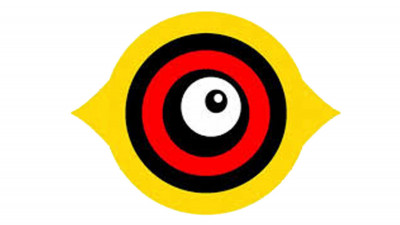Визуальный отпугиватель в виде желтого глаза хищной птицы 23 см