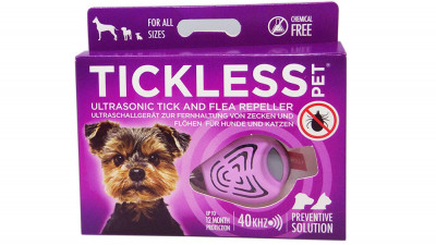 Tickless Pet сиреневый - ультразвуковой отпугиватель клещей для собак 