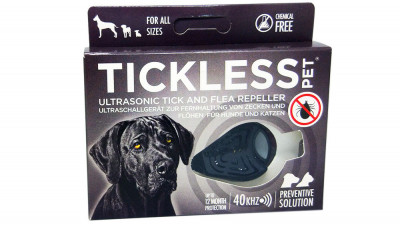 Tickless Pet черный - ультразвуковой отпугиватель клещей для собак 