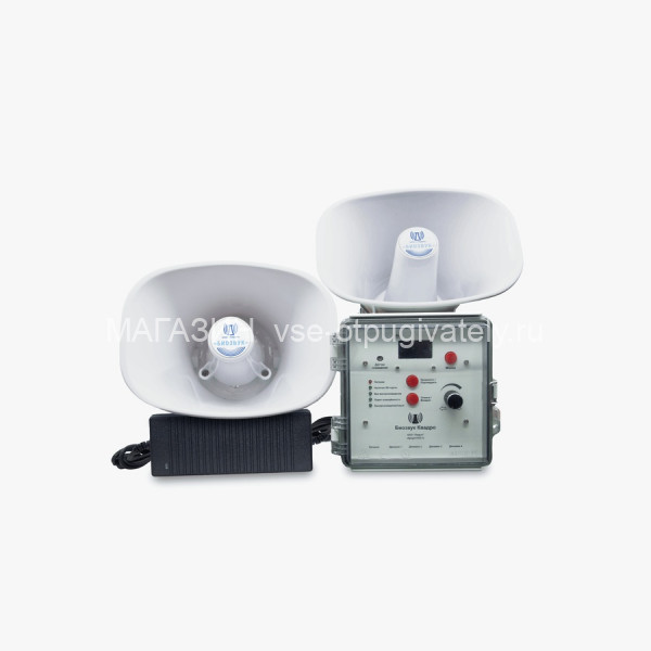 Биоакустический отпугиватель птиц Биозвук Квадро (с двумя динамиками)