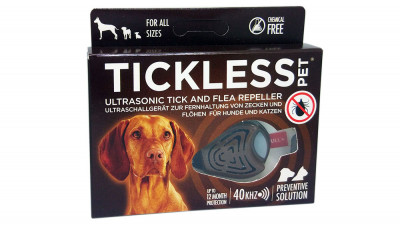 Tickless Pet коричневый - ультразвуковой отпугиватель клещей для собак 