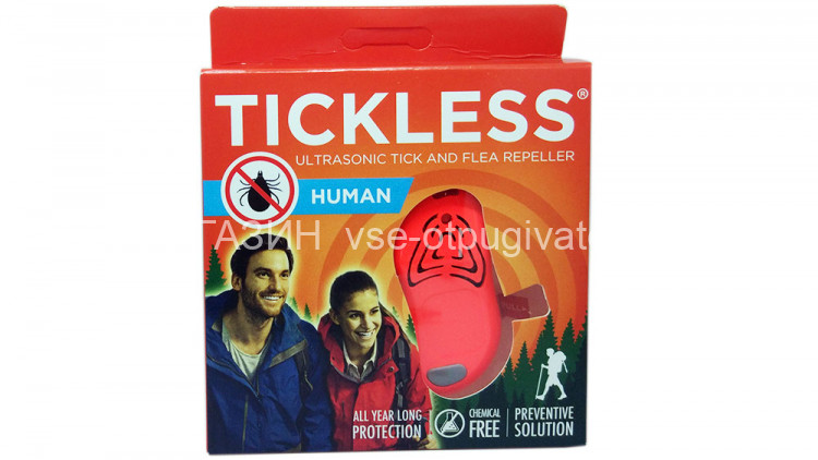 Купить Tickless Human - ультразвуковой отпугиватель клещей красного ...