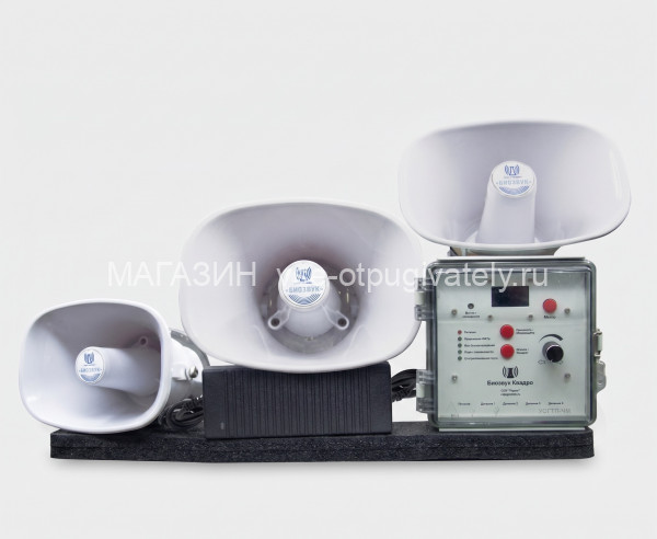  Отпугиватель птиц Биозвук Квадро с дистанционным управлением (3 дин)