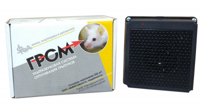 УЗГ Гром 12 В - ультразвуковой отпугиватель грызунов: крыс и мышей от АКБ авто